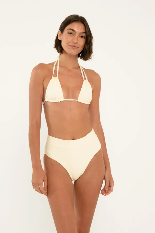 Tops<Citrine Swim Allie Top // Ivory (diamond textured)