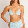 Tops<Citrine Swim Allie Top (smocked) // Mint Reef