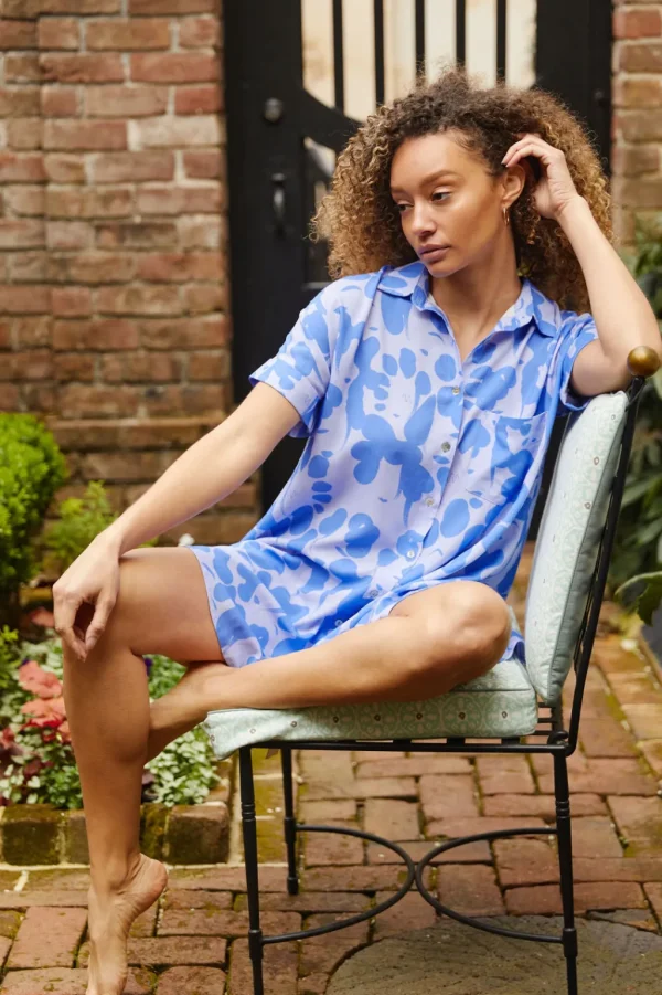 Tops | Dresses<Citrine Swim Breaker Dress // Blue Ladies