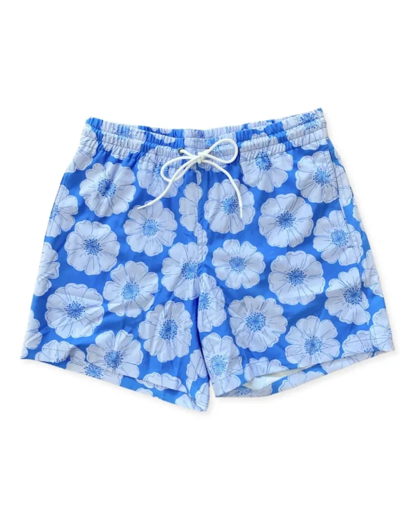 Boys | Mens<Citrine Swim Cole Boardies // Blue Hibiscus - MENS