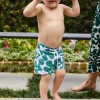 Boys | Kids<Citrine Swim Cole Boardies (kids) // Dark Green Abstract