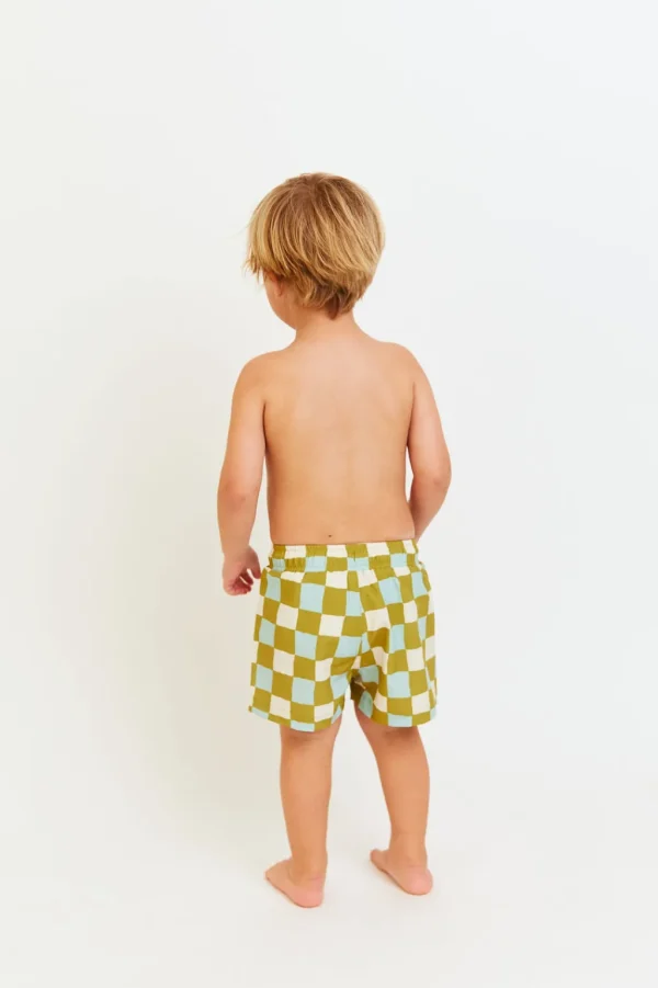 Boys | Kids<Citrine Swim Cole Boardies (kids) // Olive Picnic