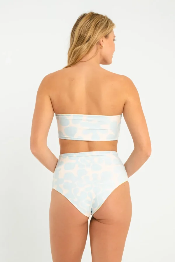 Bottoms<Citrine Swim Dakota Bottom // Blue/Green Abstract (reversible)