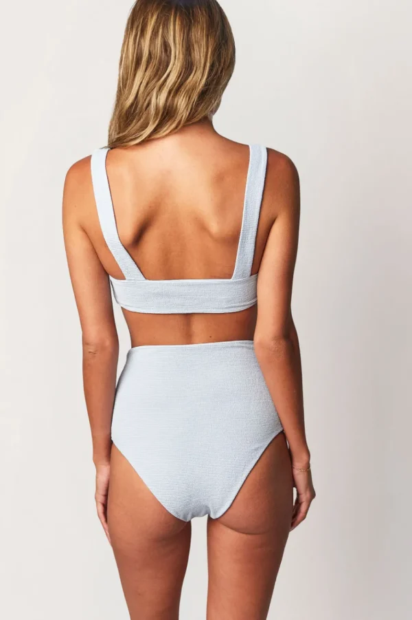 Bottoms<Citrine Swim Dakota Bottom // Light Blue (wavy ribbed)
