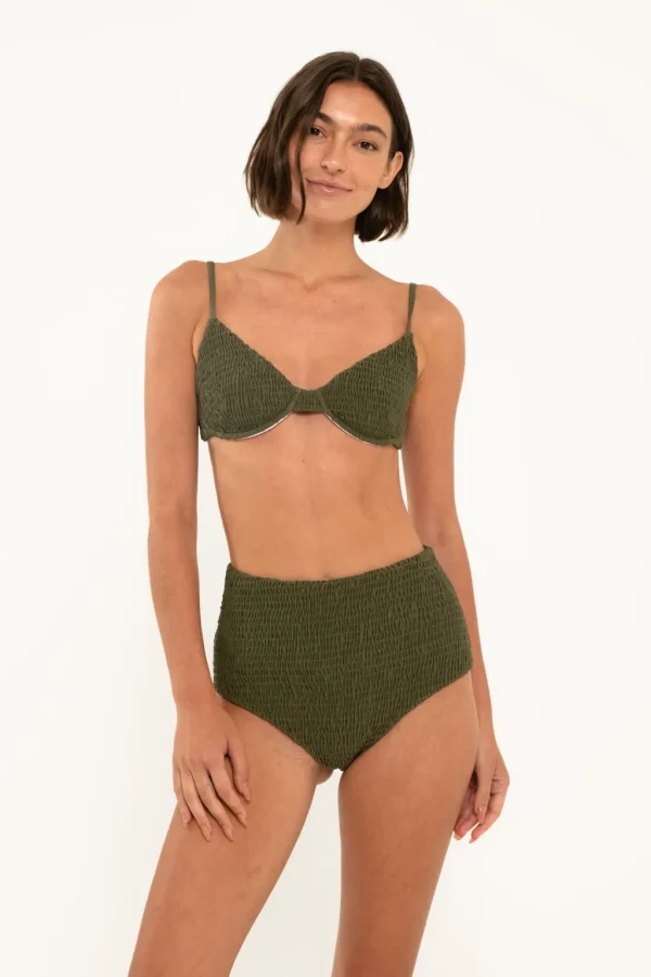 Bottoms<Citrine Swim Dakota Bottom (smocked) // Forest