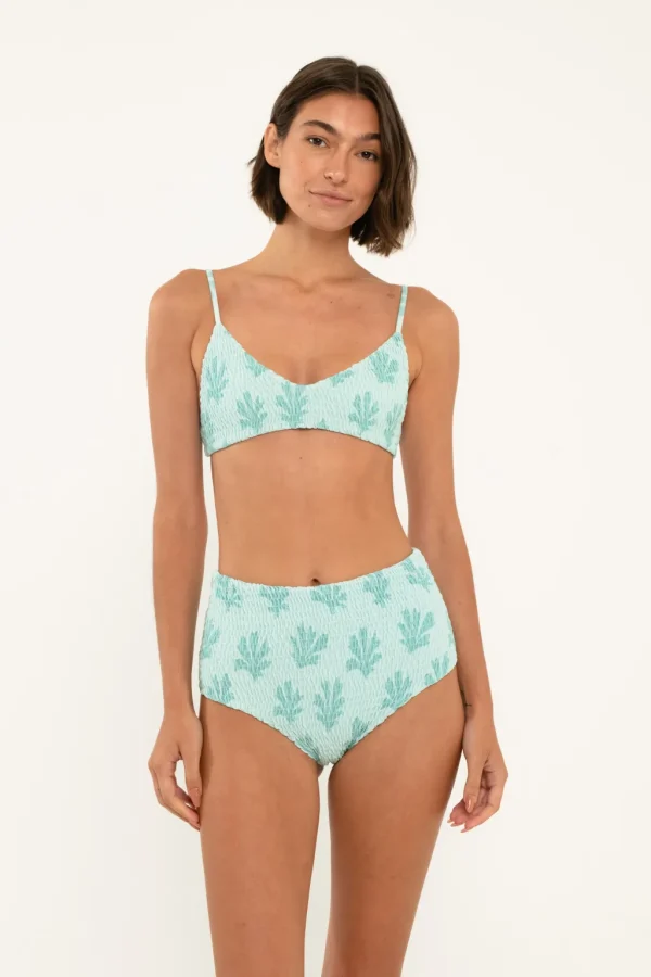 Bottoms<Citrine Swim Dakota Bottom (smocked) // Mint Reef