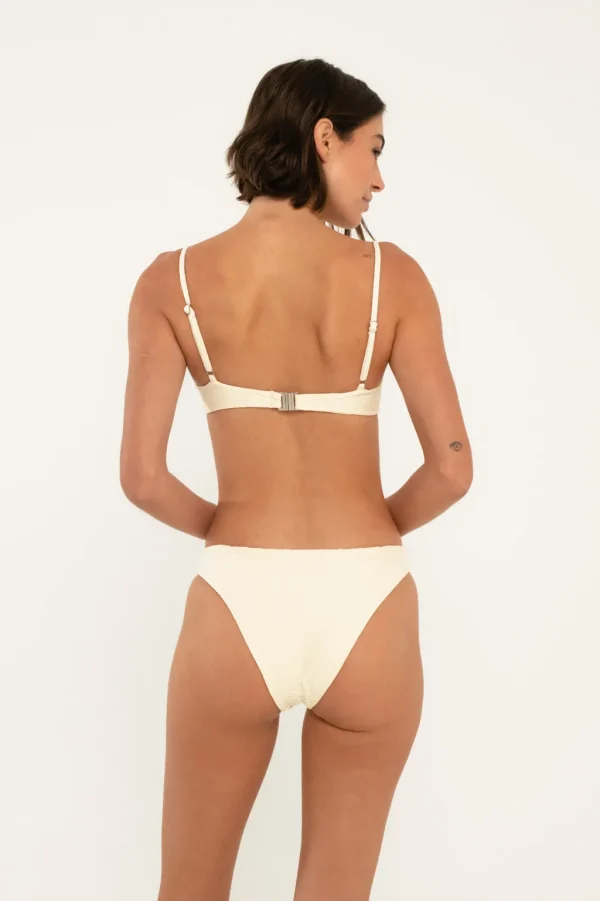 Tops<Citrine Swim Ellen Top // Ivory (diamond textured)
