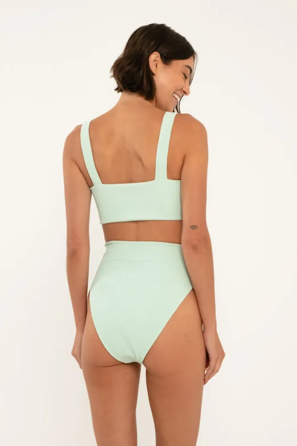 Bottoms<Citrine Swim Georgette Bottom // Seafoam (ribbed)
