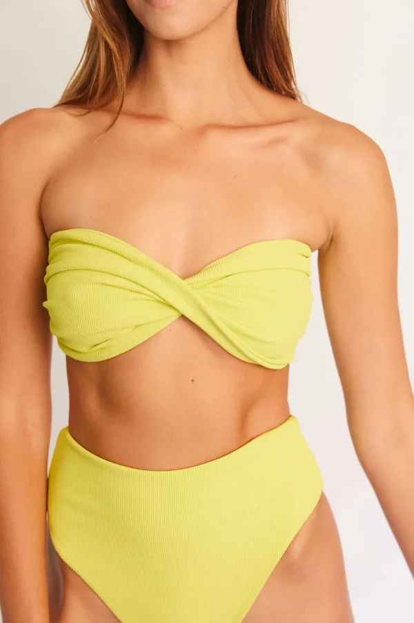 Bottoms<Citrine Swim Gigi Bottom // Citrus (ribbed)