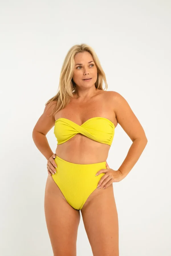Bottoms<Citrine Swim Gigi Bottom // Citrus (ribbed)