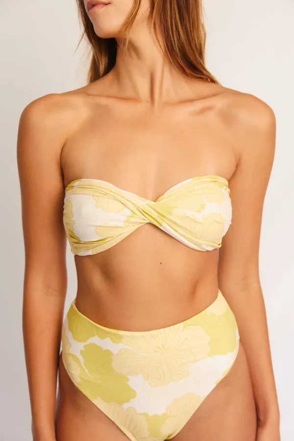 Bottoms<Citrine Swim Gigi Bottom // Large Lime Floral