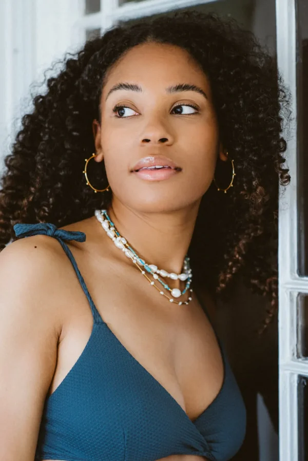 Jewelry<Citrine Swim Gold Dot Hoops