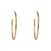 Jewelry<Citrine Swim Gold Hammered Hoops