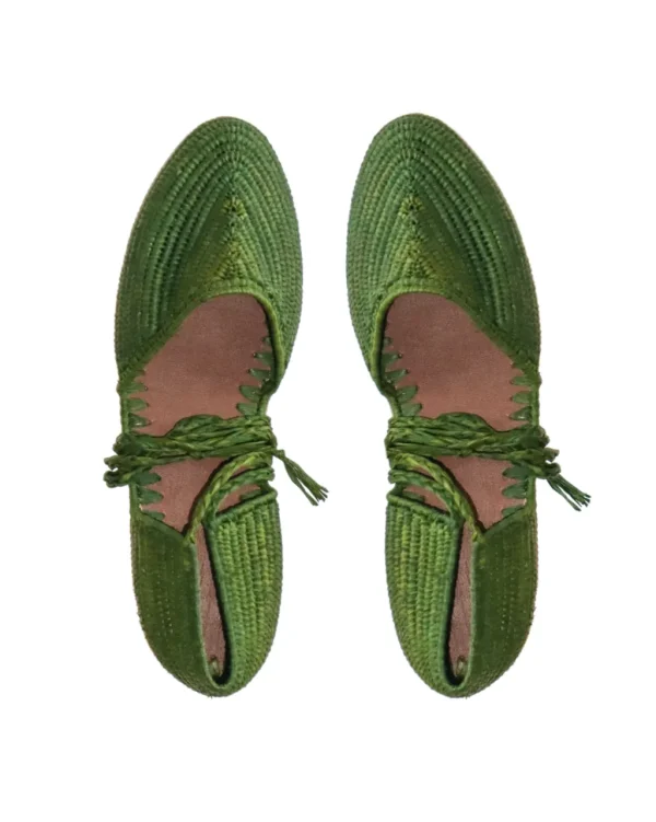 Shoes<Citrine Swim Green Moroccan Ankle Tie Shoes