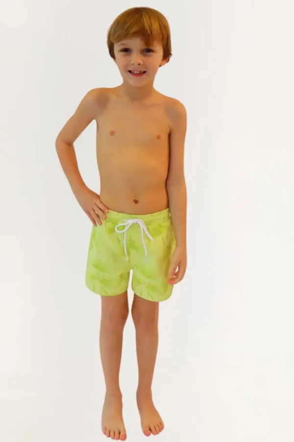 Boys | Kids<Citrine Swim Gus Boardies (kids) // Lime Palms