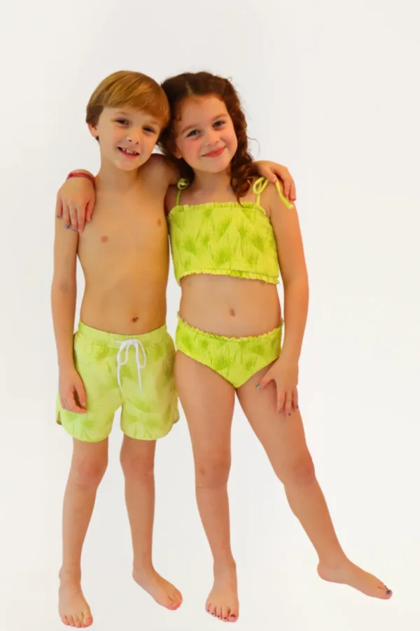 Boys | Kids<Citrine Swim Gus Boardies (kids) // Lime Palms