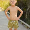 Kids | Boys<Citrine Swim Gus Boardies (kids) // Olive Palmas