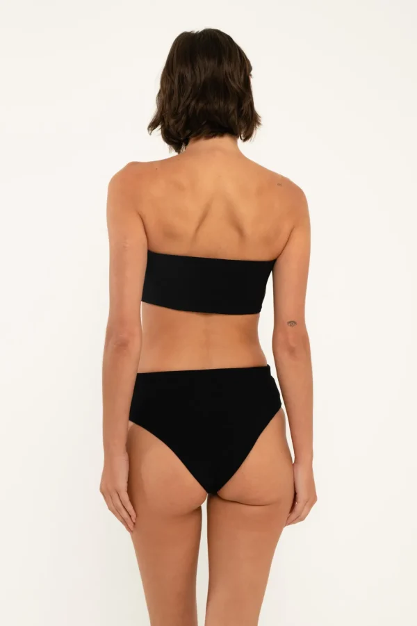 Bottoms<Citrine Swim Izzy Bottom // Black (ribbed)