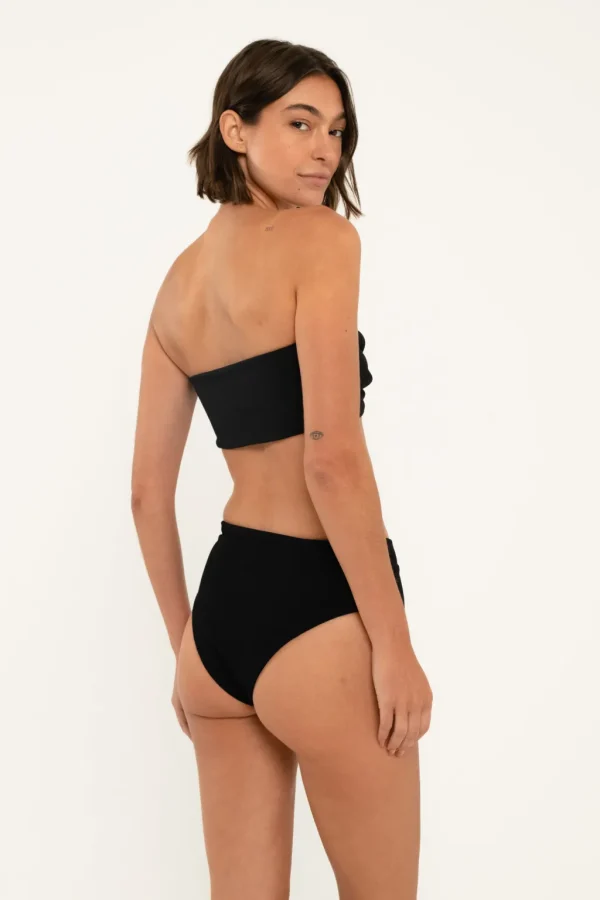 Bottoms<Citrine Swim Izzy Bottom // Black (ribbed)
