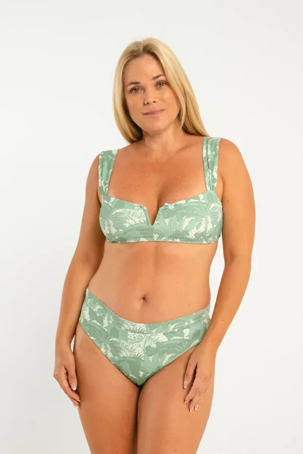 Bottoms<Citrine Swim Izzy Bottom // Green Jungle