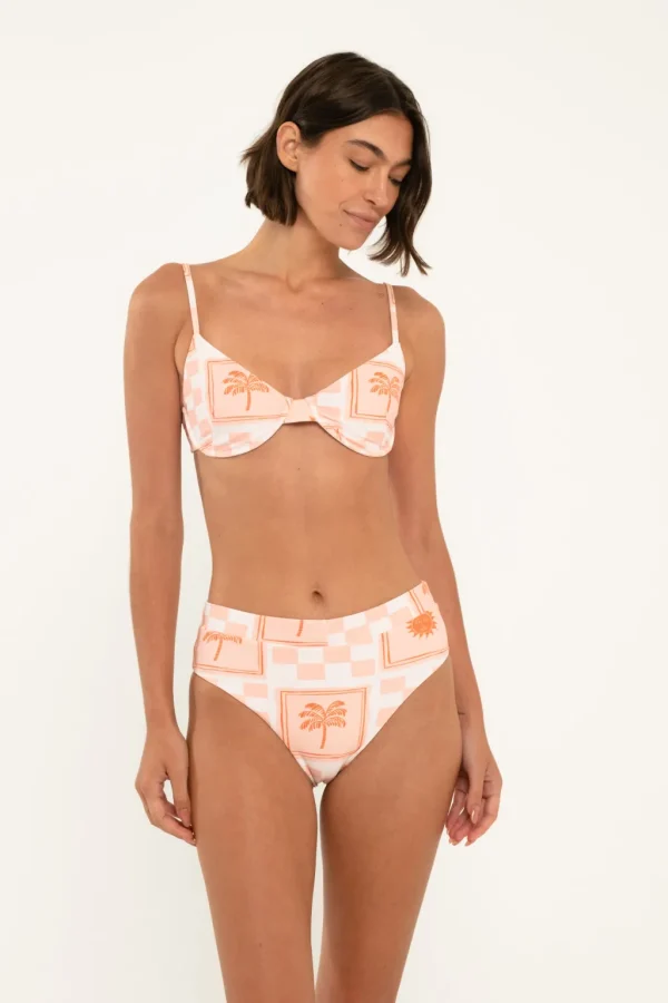 Bottoms<Citrine Swim Izzy Bottom // Tile Print