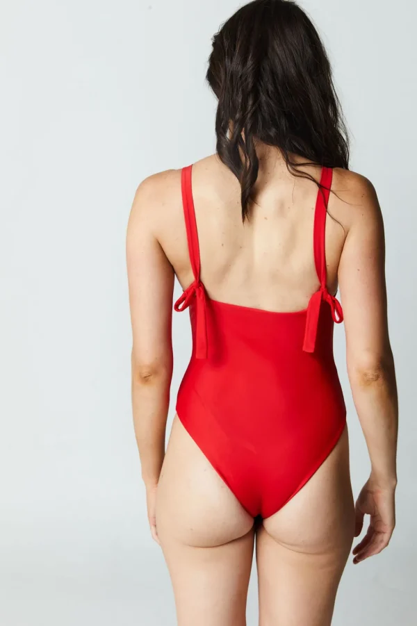 One Pieces<Citrine Swim Josie One Piece // Crimson
