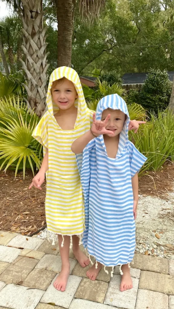 Towels | Kids<Citrine Swim Kid's Poncho // Yellow