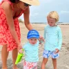 Boys | Girls<Citrine Swim Kids Rashguard // Aqua