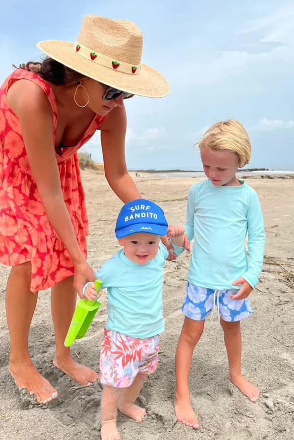 Boys | Girls<Citrine Swim Kids Rashguard // Aqua