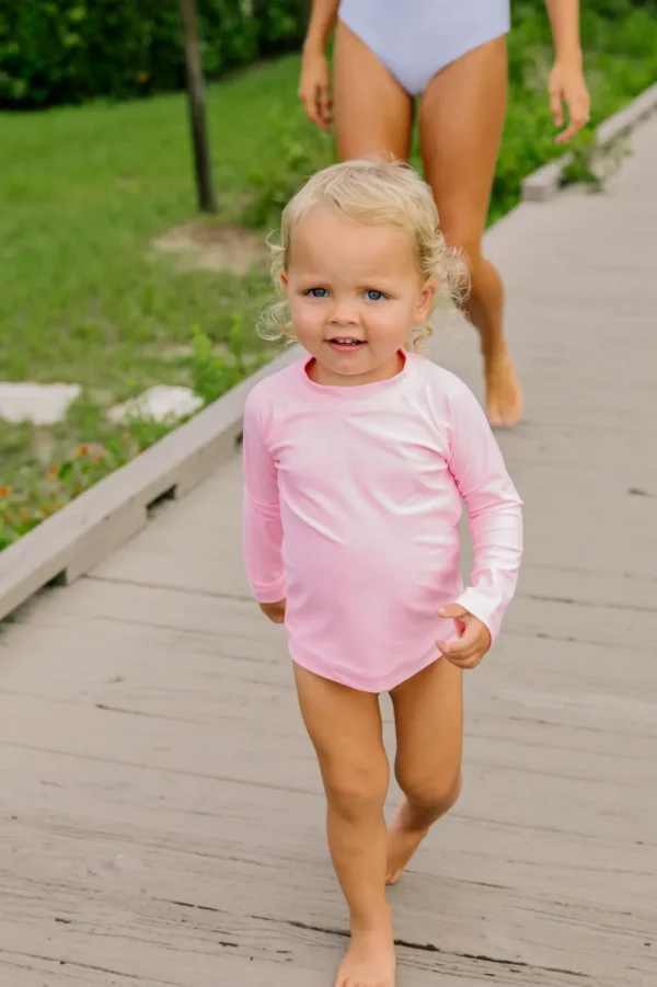 Boys | Girls<Citrine Swim Kids Rashguard // Pink