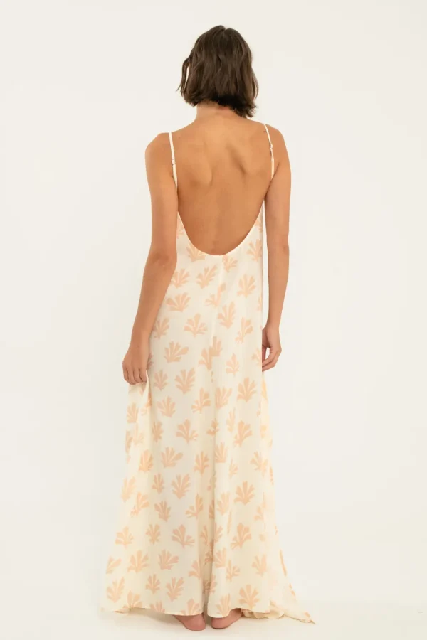 Dresses<Citrine Swim Leta Dress // Tan Reef