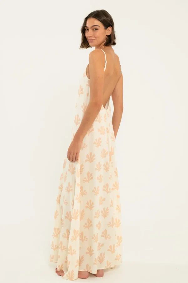 Dresses<Citrine Swim Leta Dress // Tan Reef