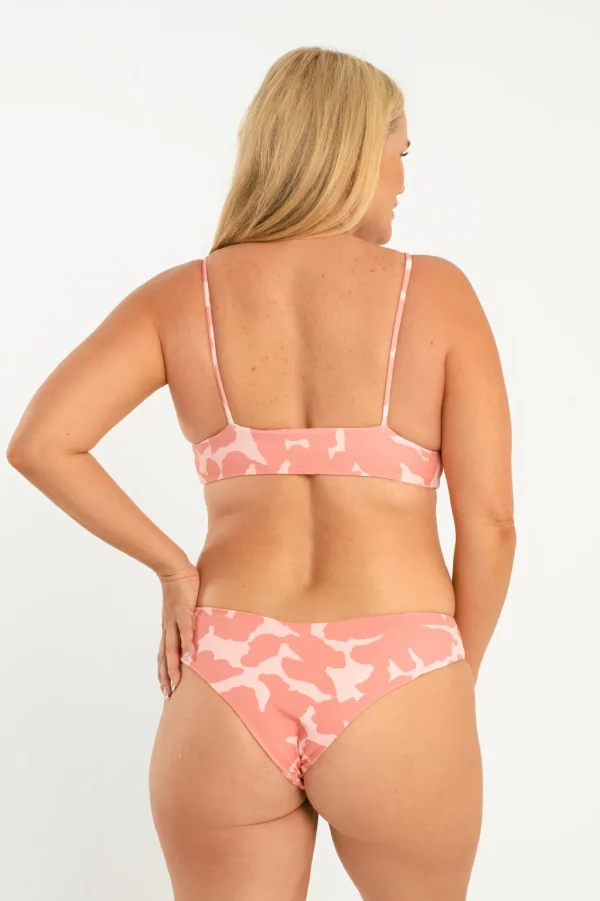 Bottoms<Citrine Swim Lila Bottom // Tan Floral/Stripes
