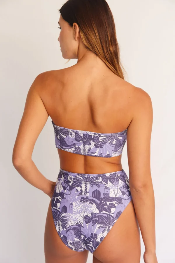 Tops<Citrine Swim Lottie Top // Navy Jungle