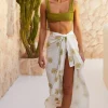 Sarongs<Citrine Swim Mai Pareo // Cream Palmas
