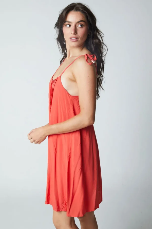 Dresses<Citrine Swim Marin Romper // Crimson