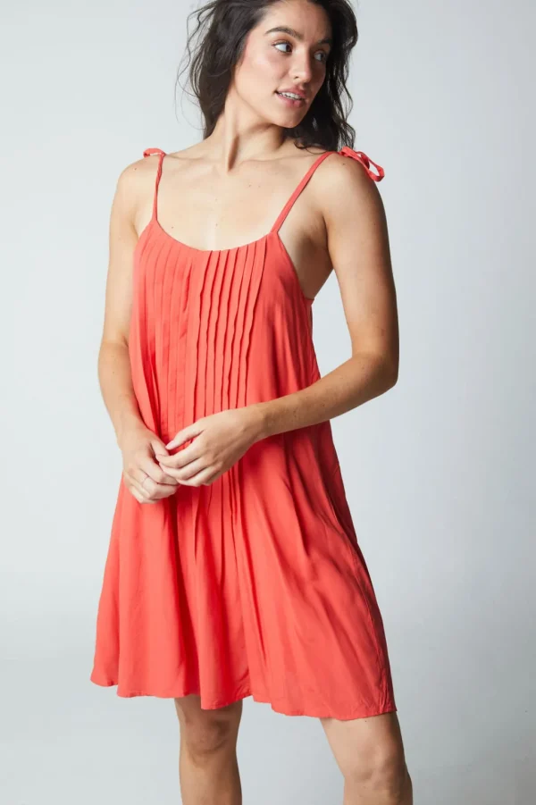 Dresses<Citrine Swim Marin Romper // Crimson