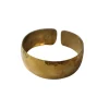 Jewelry<Citrine Swim Medium Hammered Brass Moroccan Cuff