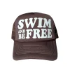 Hats<Citrine Swim Mesh Trucker Hat // Brown