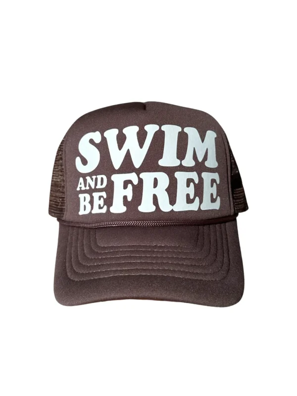 Hats<Citrine Swim Mesh Trucker Hat // Brown