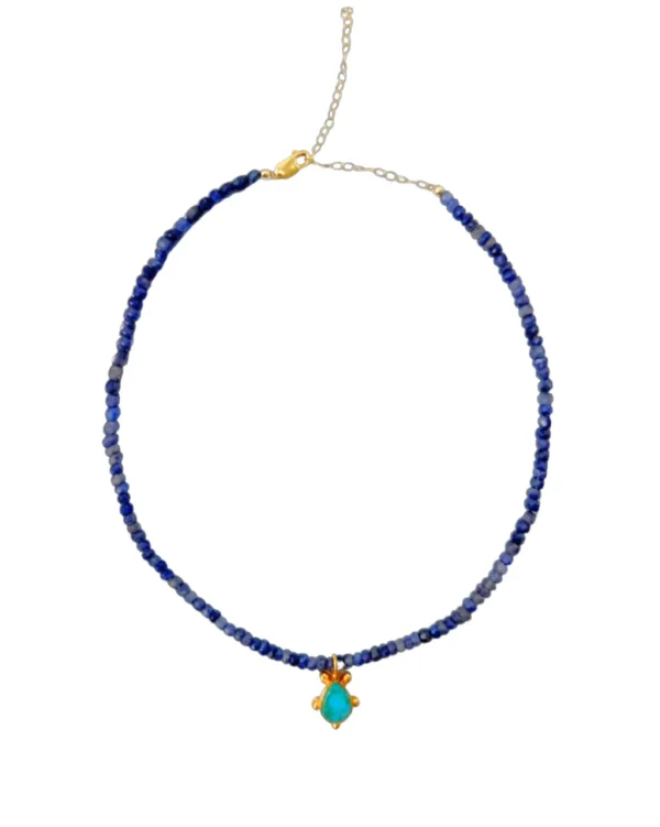 Jewelry<Citrine Swim Midnight Crystal Shapeshifter Necklace