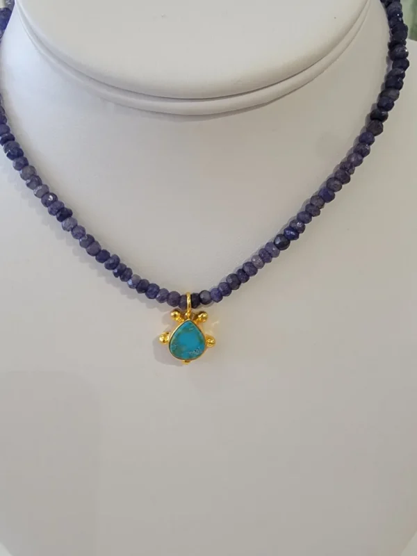 Jewelry<Citrine Swim Midnight Crystal Shapeshifter Necklace
