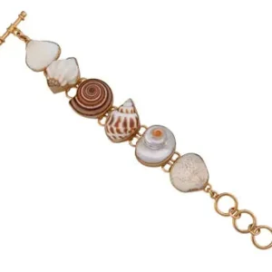 Jewelry<Citrine Swim Multi Shell Bracelet