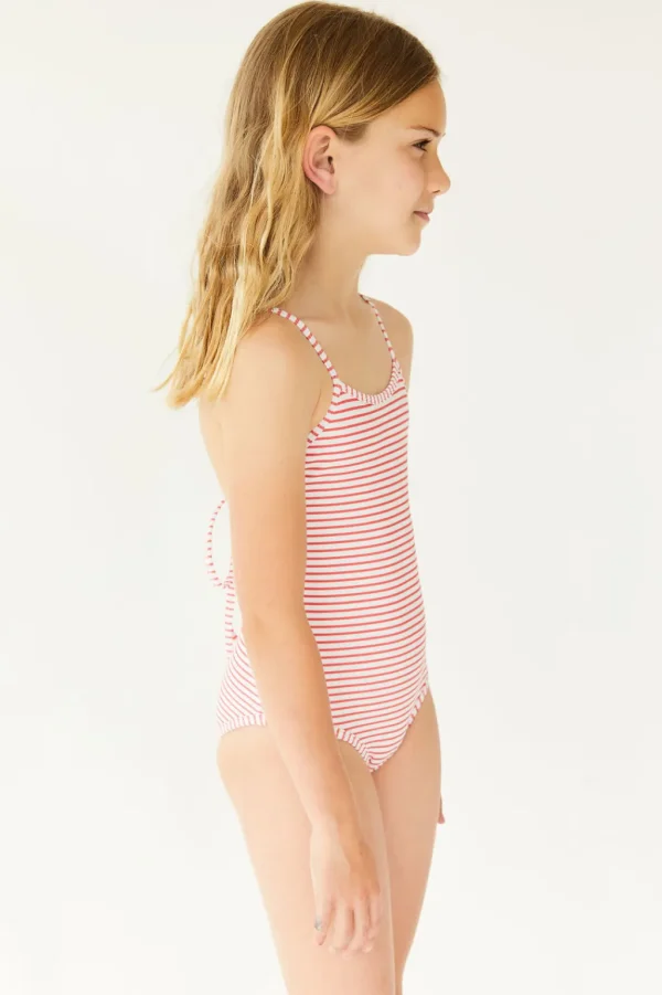 Girls | Kids<Citrine Swim Nell One Piece (kids) // Americana Stripe