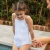Girls | Kids<Citrine Swim Nell One Piece (kids) // Blue Abstract