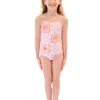 Girls | Kids<Citrine Swim Nell One Piece (kids) // Tile Print
