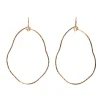 Jewelry<Citrine Swim Organic Hoops // Large