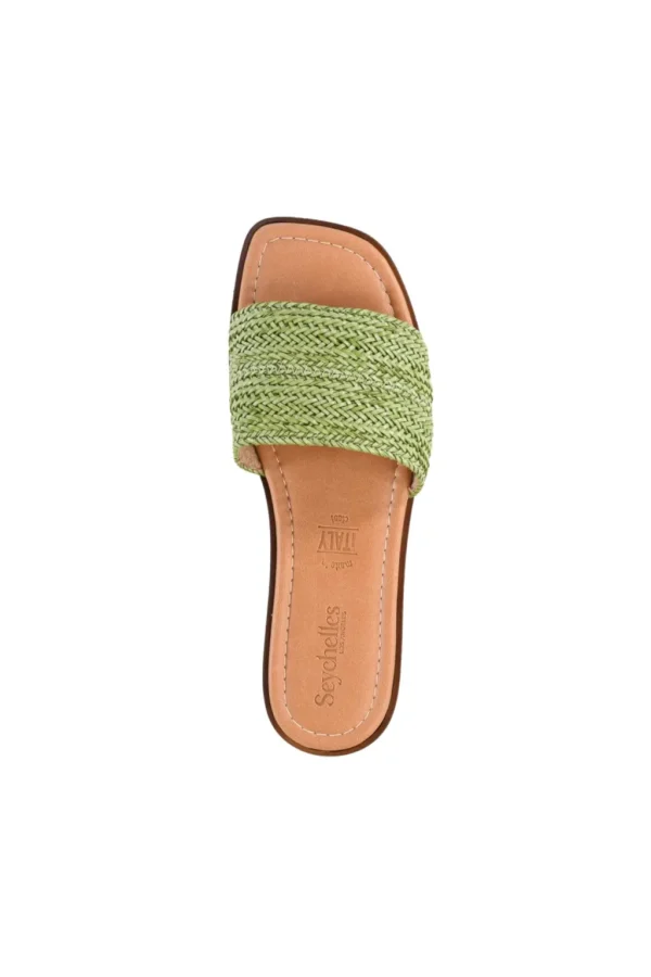 Shoes<Citrine Swim Palms Perfection Woven Sandal // Green