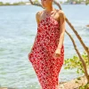 Dresses<Citrine Swim Petra Dress // Crimson Batik