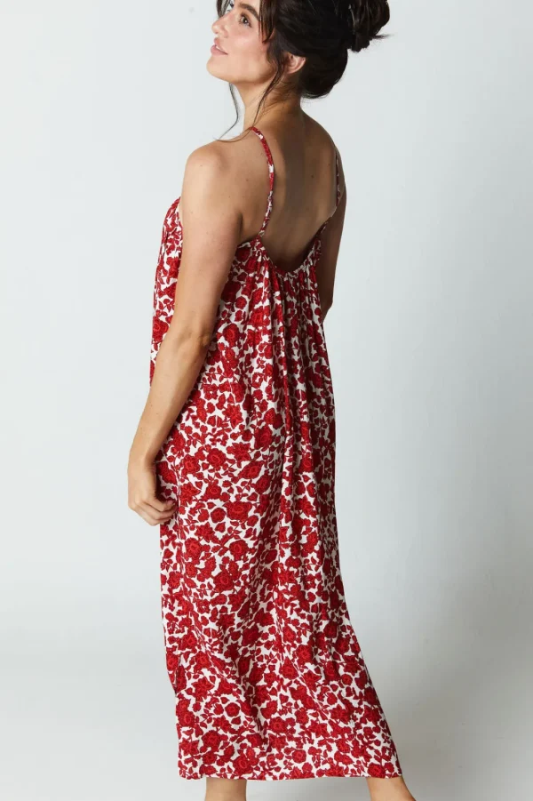 Dresses<Citrine Swim Petra Dress // Crimson Batik
